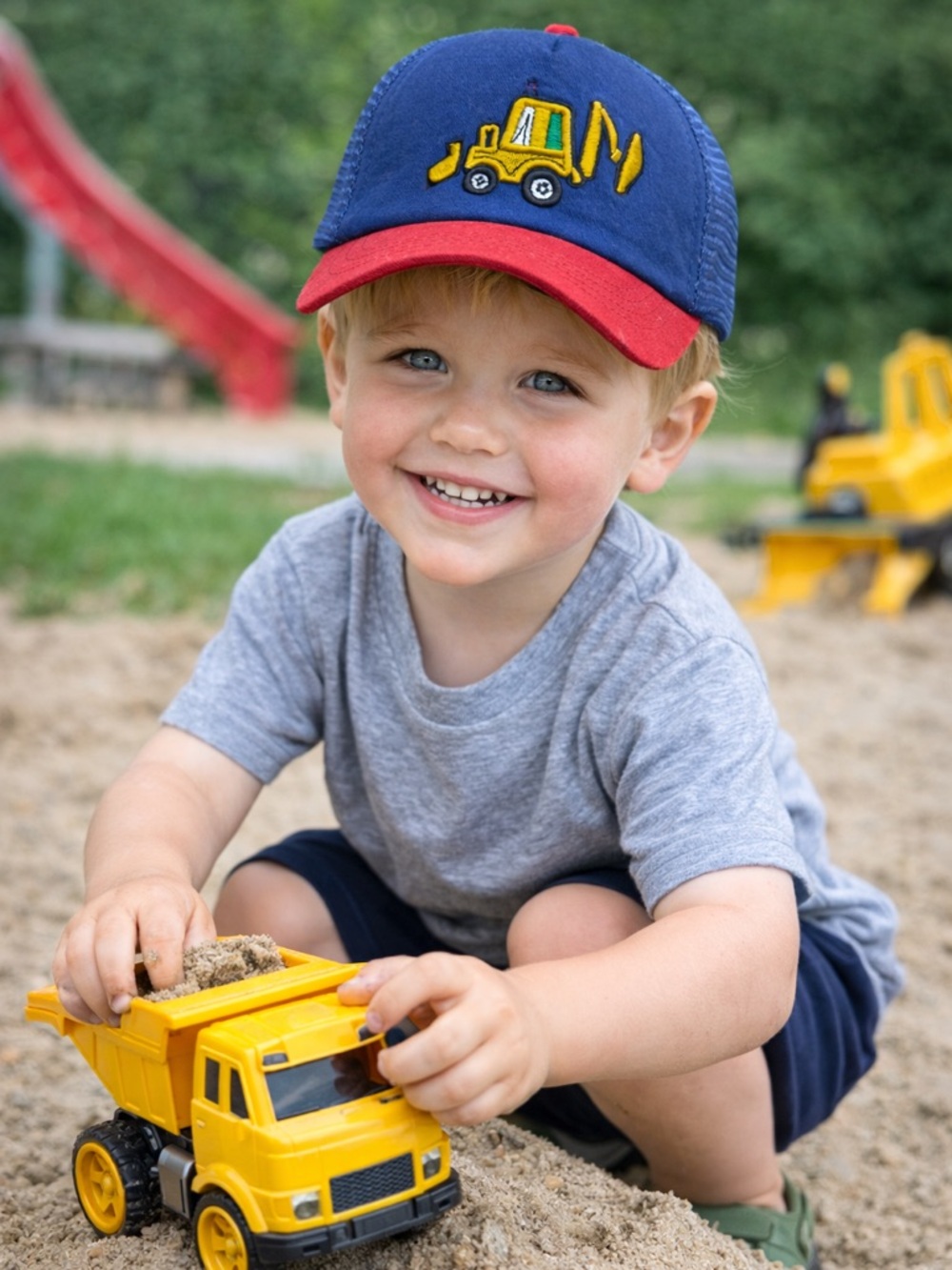 Toddler Excavator SnapBack Hat